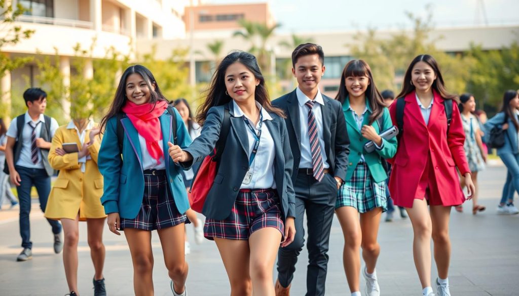 Đồng phục sinh viên đẹp - Thể hiện phong cách trẻ trung và năng động 20 image 454